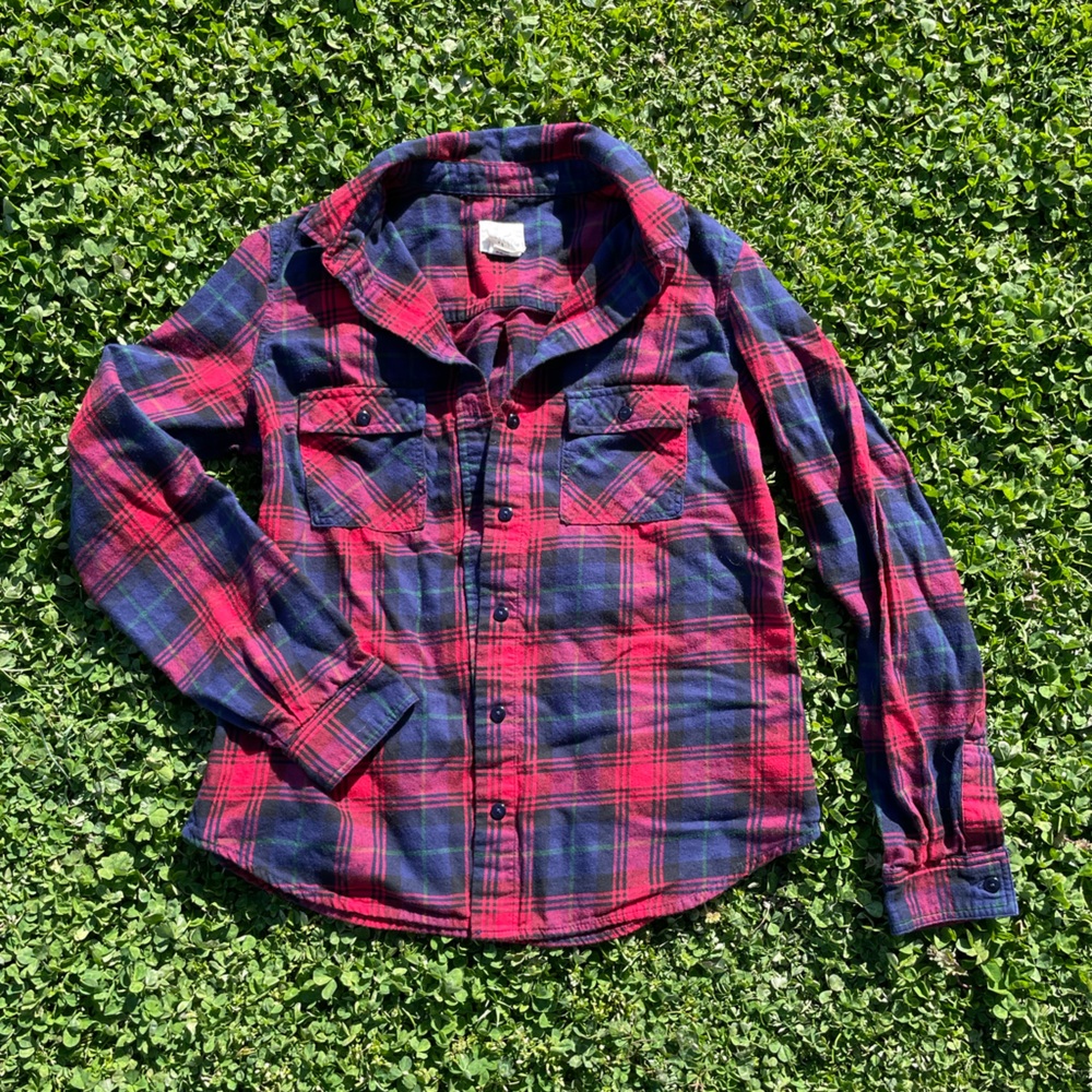 Traditional Red Blue Green Flannel Andrea Jovine